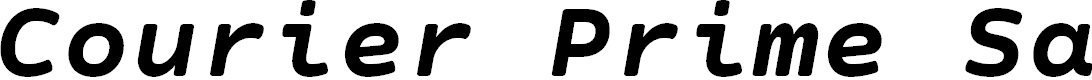 Preview image for Courier Prime Sans Bold Italic