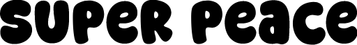 Super Peace font