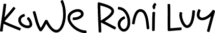 Kowe Rani Luy font