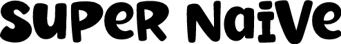 Super Naive font