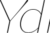 Yodnam DEMO Thin Italic font