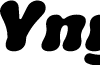 Yunyun DEMO Italic font