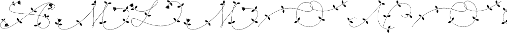 AMLMonogram Floral