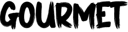 GOURMET font