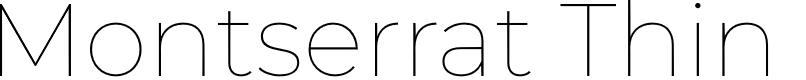 Preview image for Montserrat Thin