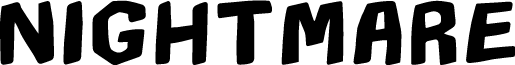CHILDHOOD NIGHTMARE font