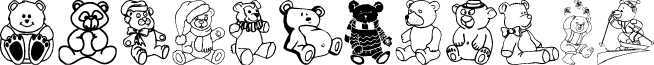 Teddios 1 font