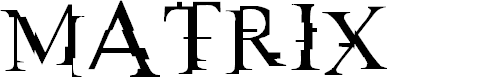 MATRIX Font | Designed by Gyusan