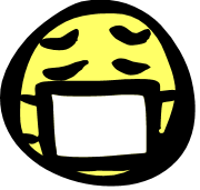 Fearful Face Emoji (U+1F628)