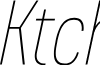 Kitchakan DEMO Thin Italic font