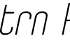 Uturna Round DEMO ExtraLight Italic font