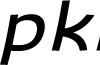 Opkrop DEMO Italic font