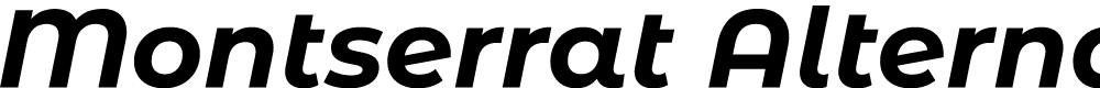 Preview image for Montserrat Alternates Bold Italic