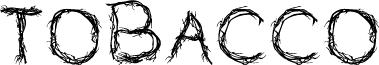 TOBACCO font