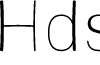Hadsai DEMO ExtraLight font
