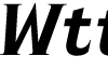 Witthayakhom DEMO Bold Italic font