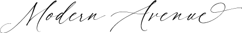 ModernAvenue-Regular font