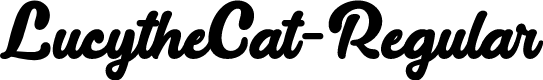 Preview image for LucytheCat-Regular