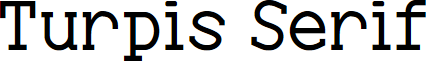 Turpis font