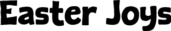 Easter Joys font