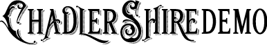Chadlershiredemo font
