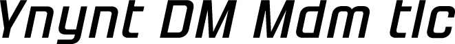 Yanyont DEMO Medium Italic