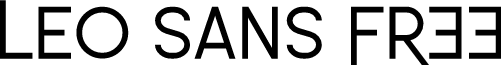 Leo Sans FREE font