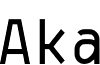Akasha Regular font