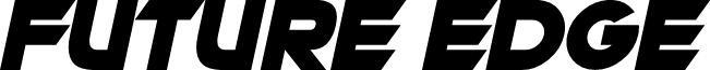 Future Edge Italic font