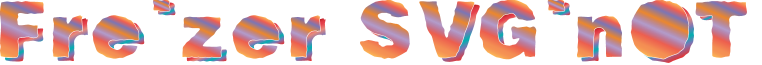Freizer SVGinOT font