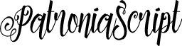 PatroniaScript font