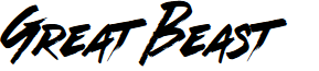 Great Beast (PERSONAL USE ONLY) font