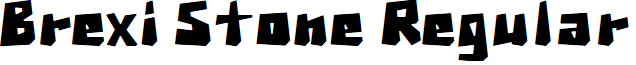 Brexi Stone Regular font