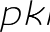 Opkrop DEMO ExtraLight Italic font