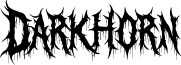 Darkhorn font