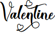 Thanks Valentine - Personal Use font