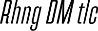 Rahong DEMO Italic