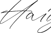 Haigrast Script PERSONAL USE Regular font