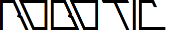 ROBOTIC font