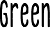 Green Tea Jelly font