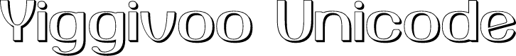 Preview image for Yiggivoo Unicode 3D