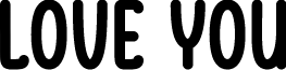 Love You font