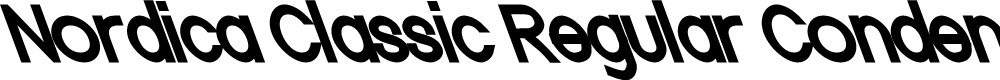 Preview image for Nordica Classic Regular Condensed Opposite Oblique