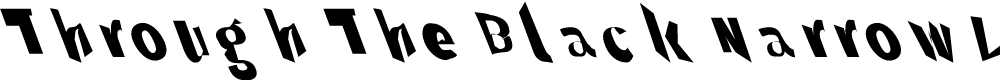 Preview image for Through The Black Narrow Leftalic