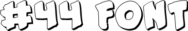 #44 Font Shadow font