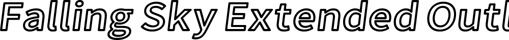 Preview image for Falling Sky Extended Outline Oblique