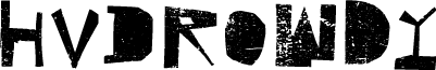 HVDRowdy font