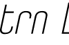 Uturna DEMO ExtraLight Italic font