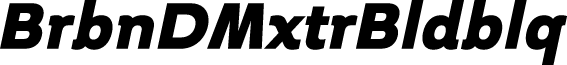 Boriboon DEMO ExtraBold Oblique
