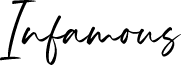 Infamous font